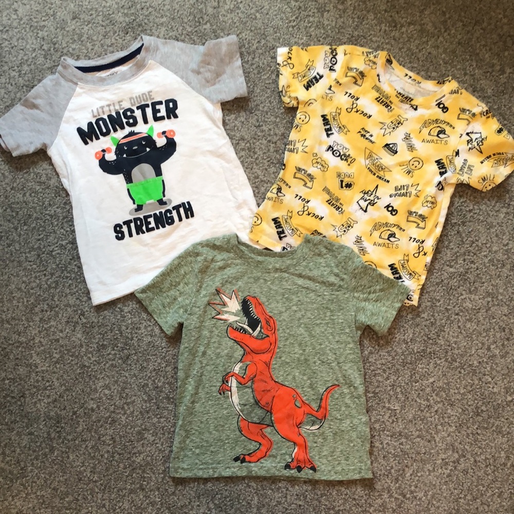 CARTERS & JUMPING BEANS Boys 3T Tee Shirts VG Cond